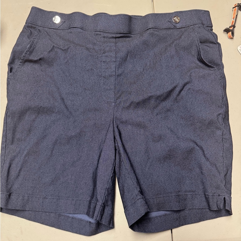 Rafaella Navy‎ Blue Women's Bermuda Shorts